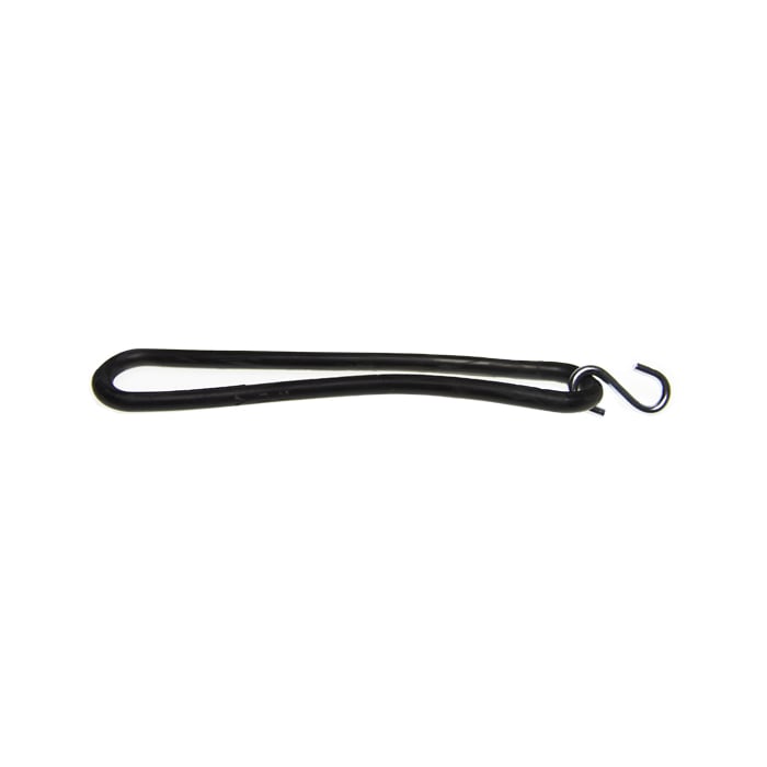 Tendeurs élastiques - Tendeur en caoutchouc noir 20 cm pour accrocher et  tendre une bache publicitaire
